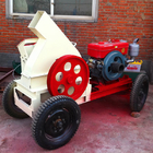 6T PH Diesel Engine Drive Disk Mobile Wood Chipping Machine